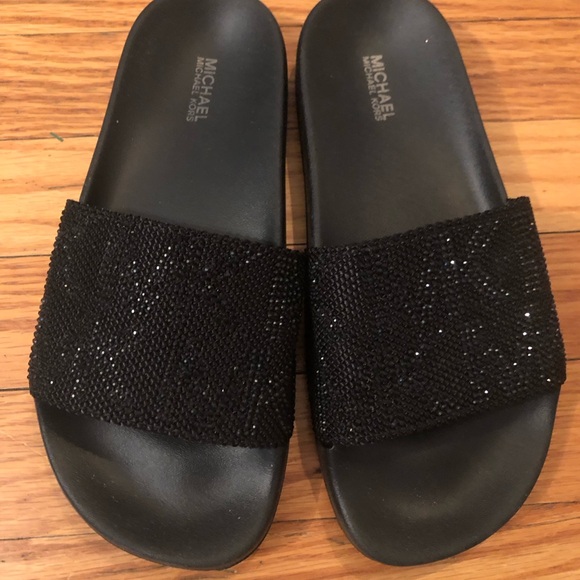 MICHAEL Michael Kors Shoes - NWOT Michael Kors sparkly slides sz 6